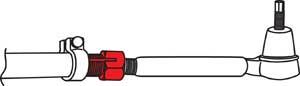 Dodge Ram HD Tie Rod Adjuster Sleeve - SPC Performance - Hex Shaped - `13-`27